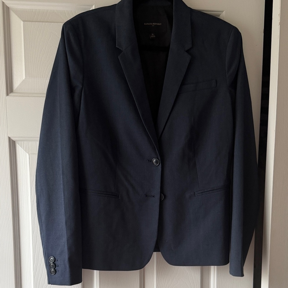 Banana Republic Women's Classic Blue Blazer